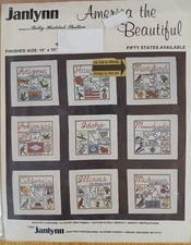 1986 Janlynn "Maryland" Cross Stitch Kit America The Beautiful Series #71-20