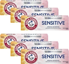 "Sensitive Teeth & Gums Toothpaste, 6 Pack, Refreshing Mint, Anticavity Fluoride