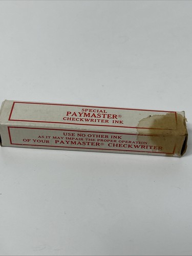 Vintage Special PayMaster System Check Writer Red Ink Only - Picture 3 of 3