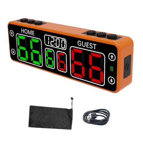 Easy to Use Electronic Scoreboard with Touch Buttons Perfect for Sports Events - Foto 5 di 40
