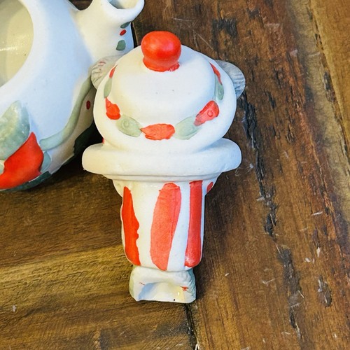 Vintage 1995 Hermitage Pottery Mouse in Teapot Trinket Box – Christmas Holiday - Picture 6 of 12