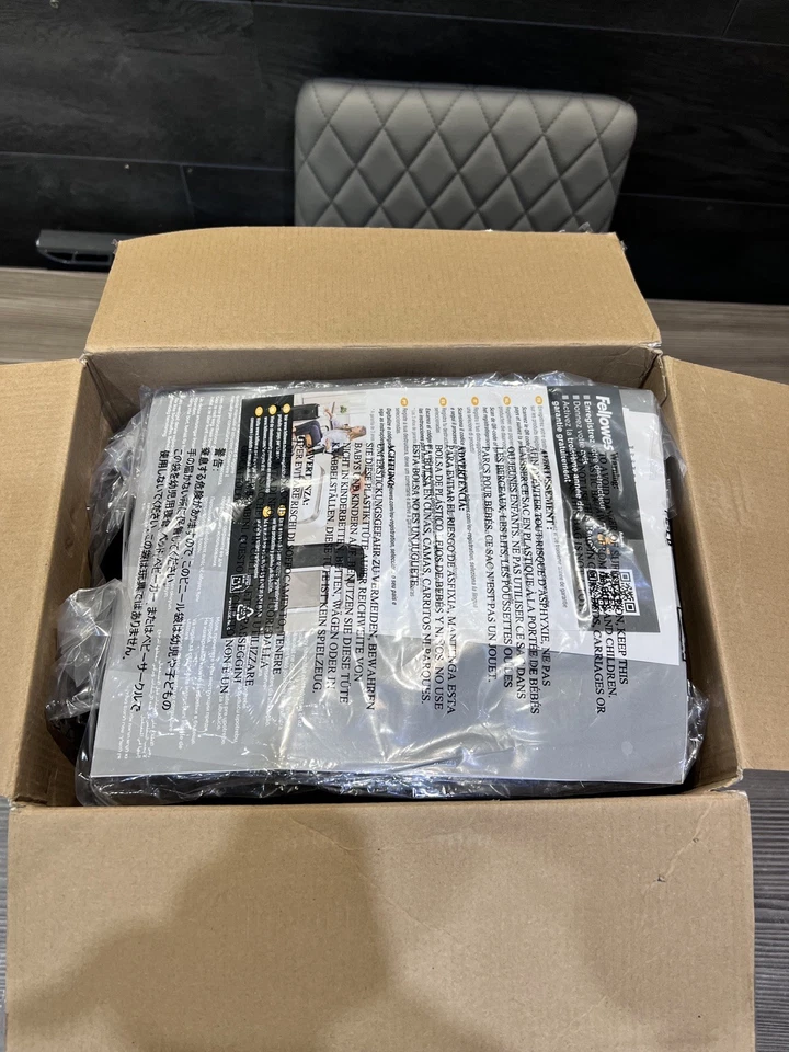 Fellowes Paper Shredder for Home Office Use - 9 Sheet Cross Cut Shredders Home - Image 2 of 4