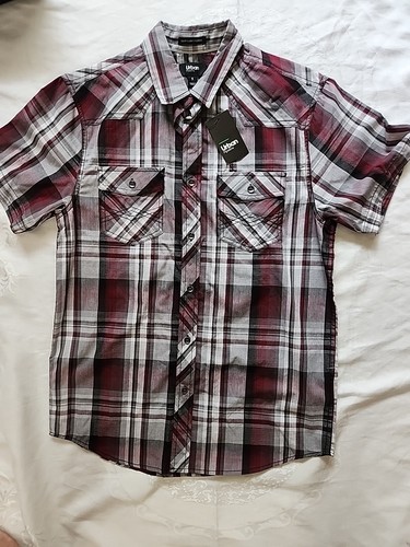 Urban Pipeline Easy-Care Flannel Button Down Shirt Men's Small - Picture 1 of 12