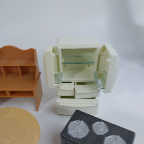 Calico Critters Sylvanian Families Lote Muebles Cocina Dormitorio Salón Etc - Imagen 8 de 10