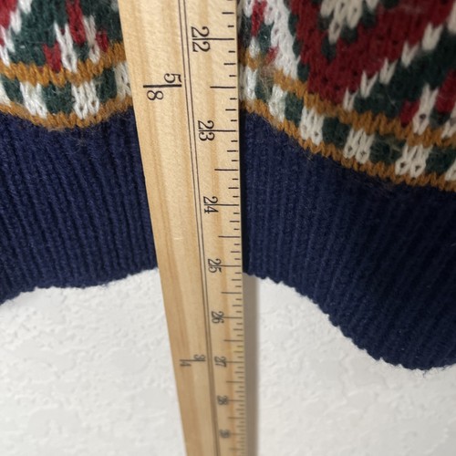 Suéter Tejido Vintage Trend Basics Para Hombre XL Geométrico Multicolor - Imagen 9 de 11