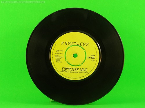 KRAFTWERK COMPUTER LOVE (130) 2 Track 7" Single also Plain Paper Sleeve EMI