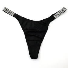 Victoria's Secret Very Sexy Satin Logo Shine Strap Thong Panty XS S M L XL