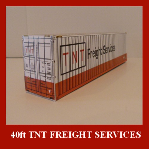 OO Scale Model Rail Cargo Containers TNT Freight Collection Pre/W Card Kits x 6 - Picture 4 of 9