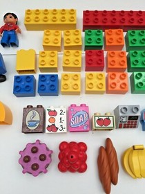 Lego Duplo 6137 MY FIRST SUPERMARKET Complete 38 Pieces No Box