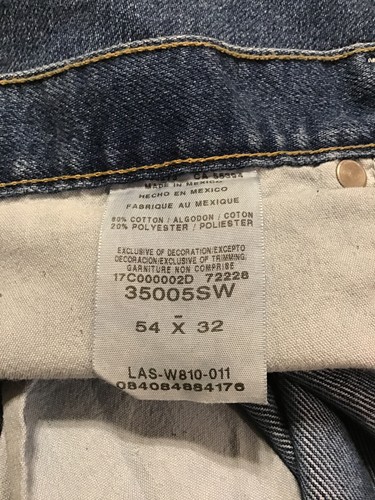 Wrangler Rugged Wear Relaxed Stretch Denim Jeans - Men 54" x 32" Big & Tall EUC - Picture 4 of 6