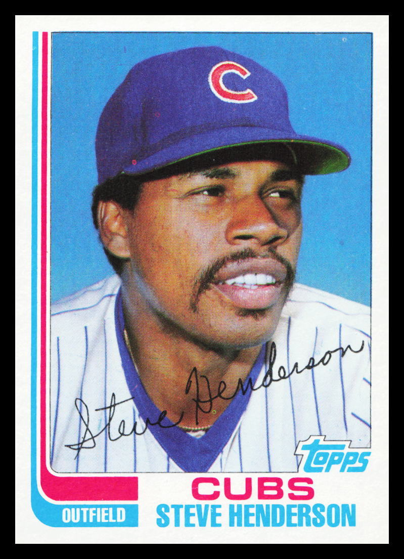 へんだーそん 1982 Topps Rickey Henderson #610 Error Card Sharp Corners