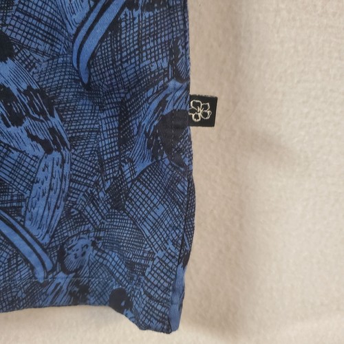 Ted Baker AOP Blue Bird Print L/S Button Shirt Mens Size 7 (3XL) Navy Blue - Picture 4 of 11