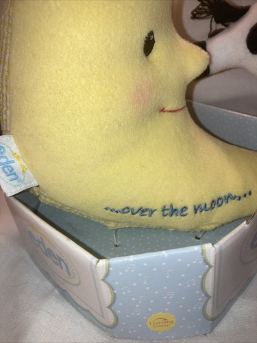 Eden 2002 Learning Curve Cow “Over the Moon “ Rattle Plush RARE brand new in box - Picture 3 of 22