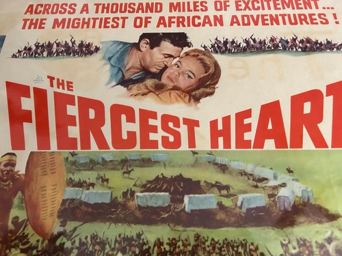 FIERCEST HEART - Original 1961 half sheet MOVIE POSTER Juliet Prowse/Ray Massey - Picture 4 of 6