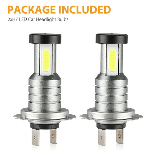 2x H7 LED Headlight Bulb Kit High Low Beam 30000LM Super Bright 6500K White - Picture 10 of 10