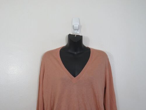 Theory size Medium Yulia V Neck Knit Cashmere Silk Sweater Pullover NEW $245 - Picture 3 of 7