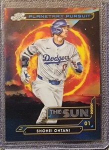 2024 Topps Chrome COSMIC • SHOHEI OHTANI • SSP Planetary Pursuit SUN 01 PPS-8