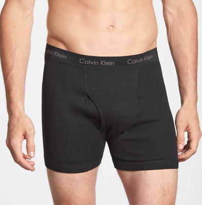 Calvin Klein Black Classic 2 Pack Boxer Briefs Men's Size Large 73929 ...