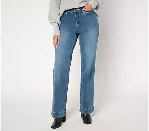 Belle Kim Gravel TrplLxe Dnm Mini Pkt Trouser Jeans - Vintage Indigo - Tall 2 - A674075