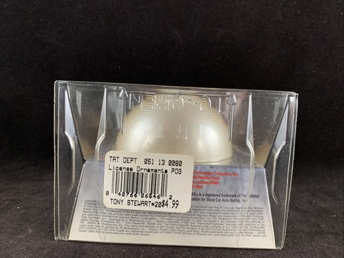Nascar COLLECTIBLE Glass Ball Ornament Yellow Brand New Super Rare Free Shipping - Picture 5 of 5