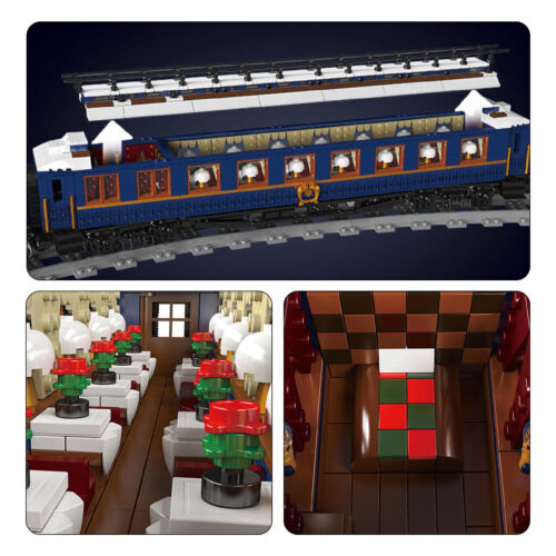 OO Mould King 12025 Orient Express Dampflokomotive Zug Klemmbausteine NEU OVP - Bild 11 von 11