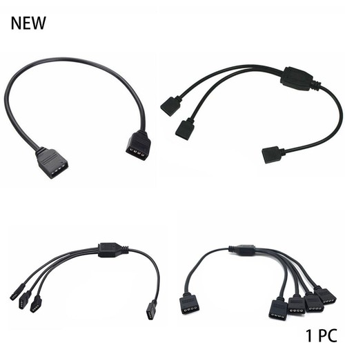 3528 5050 Light Strip LED Splitter Connector Plug 4Pin RGB Cable Wire Aadapter - Picture 1 of 13