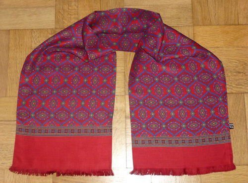 Vintage Tootal Scarf Cravat Dapper Neckwear Mod Indie Scooter Goodwood Dandy - Picture 5 of 10