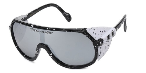 X-Loop Oversized Mirrored Lens Side Shield Sunglasses Ski Snow Biking Outdoor - Picture 7 of 9