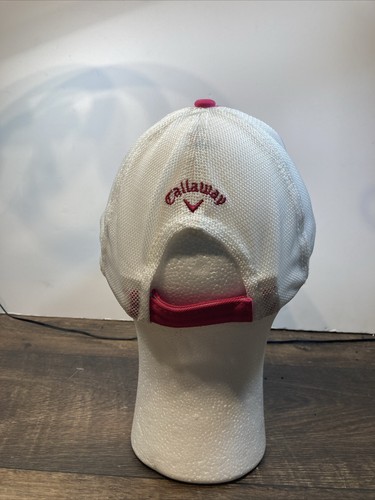 Gorra de Golf Callaway Adulto Talla Ajustable Mujer Rosa Blanco Malla Snapback - Imagen 5 de 9