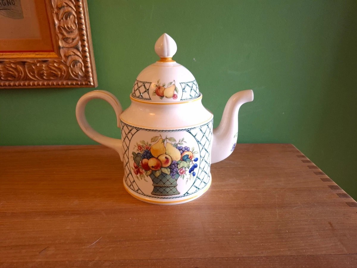 Théière Vintage Villeroy & Boch Salam 'Thé 57' – Inox Et Céramique Années 70