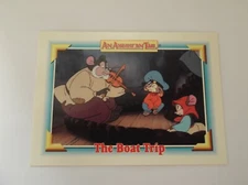 An American Tail "THE BOAT TRIP" #108 Trading Card 1986