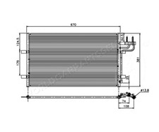 AC Condenser For FORD C-MAX FOCUS 1335552