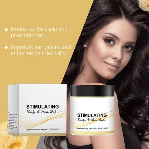 Stimulating Scalp and Hair Balm, Deep Nourishment, Repair Damaged Hair Best - Picture 17 of 18