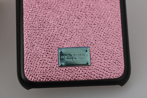 DOLCE & GABBANA Phone Case Cover Pink Glossy Leather DG Logo iPhone 6 RRP $200 - Picture 4 of 5