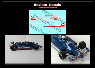 Decals im Maßstab 1:32 für F1 Tyrrell 009 - 2 Versionen