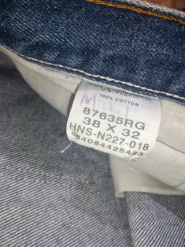 Gold Legendary Men's Blue Jeans Size 38 x 32 - Picture 4 of 4