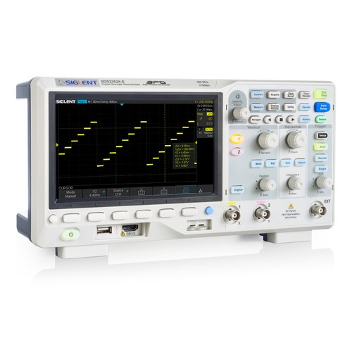 Siglent SDS2202X-E Oszilloskop 2x200 MHz, 2 GS/s, 28 MPts, 7" TFT - Picture 2 of 5