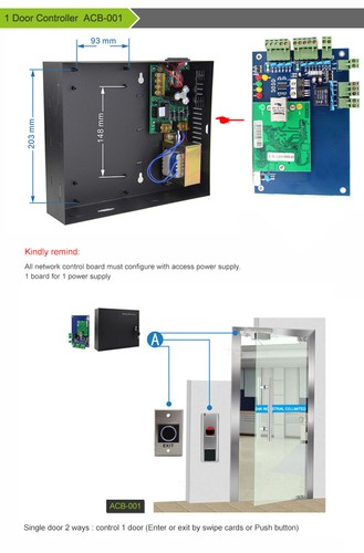 Door Access Control Board Panel WG26 TCP/IP Network RS485 Time Clock Software - Picture 11 of 25