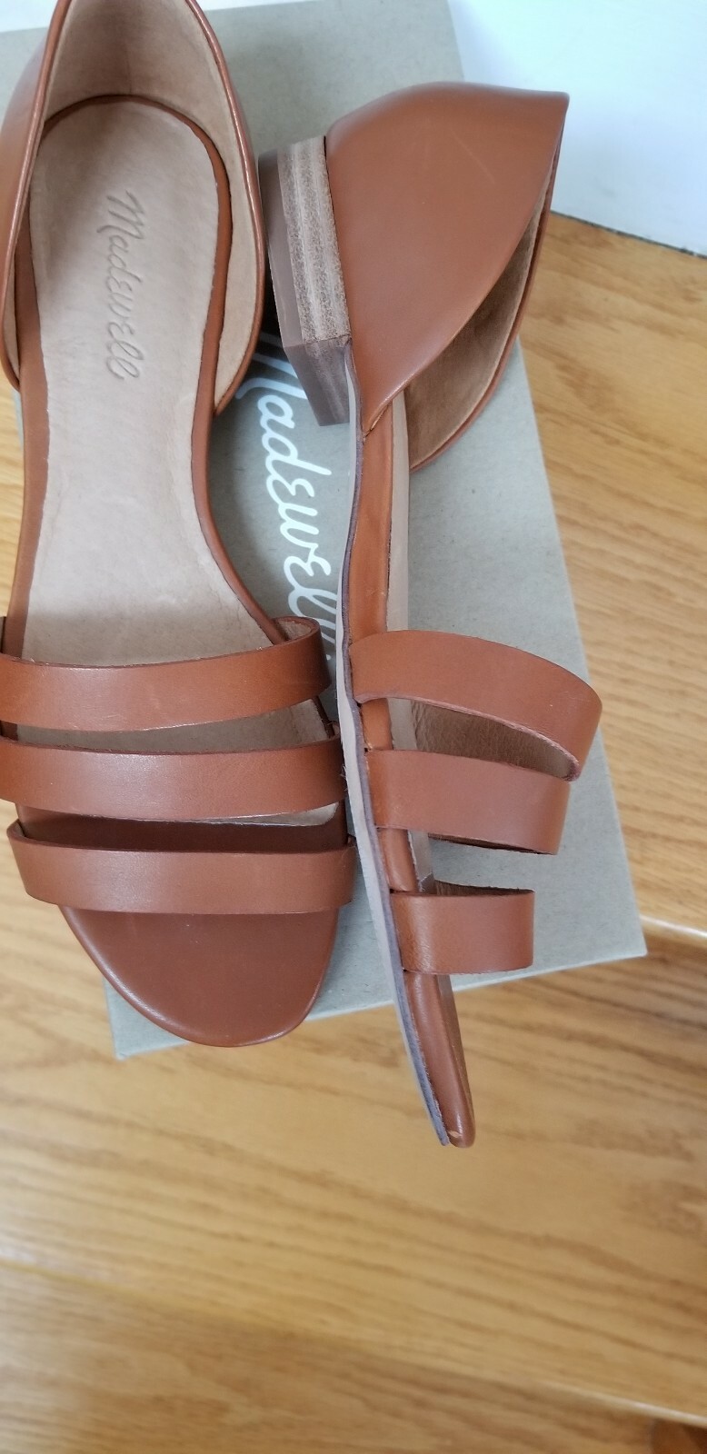 Madewell 98 LEATHER TRIPLE TRIPLE TRIPLE STRAP Sandals 8 shoes NIB 360b16 Madewell 98 LEATHER TRIPLE TRIPLE TRIPLE STRAP Sandals 8 shoes NIB 360b16