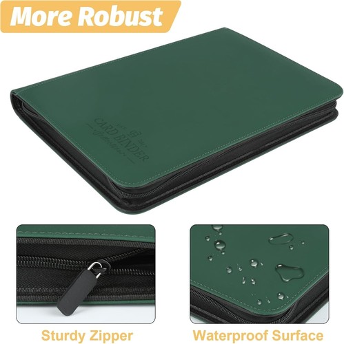 Binder Album Folder with 540 Side Loading Pockets, 9 Pocket Trading Card Album F - Picture 3 of 24
