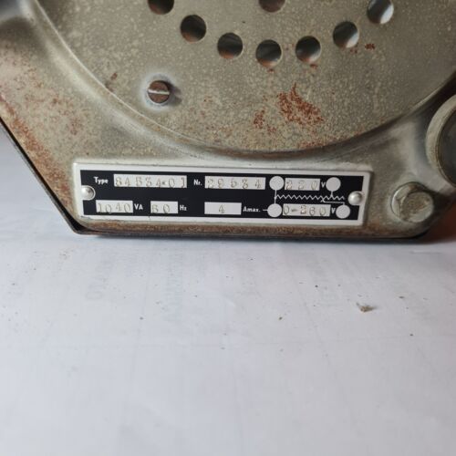 VARIAC autotrasformatore monofase a nucleo magnetico toroidale Vintage Antico - Imagen 4 de 4