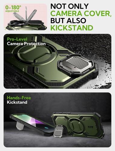 i-Blason Armorbox Case For 2025 iPhone 16e 6.1 inch Stand Cover Strong Magnetic - Picture 35 of 36