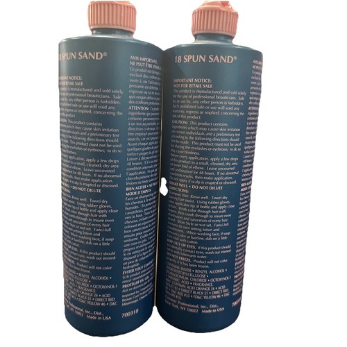 2x Roux Fanci-Full Rinse, 18 Spun Sand, 15 Oz. Revlon New OldStock Gentle Blonde - Picture 2 of 3