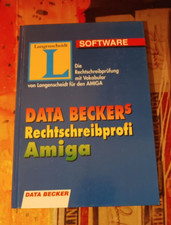 Data Becker´s Rechtschreibprofi Amiga (Commodore DATA BECKER 1990) Buch + Disk