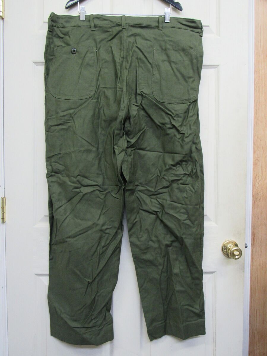 USMC P58 Utility Trousers Fatigue Pants Cotton Sateen US Marine Corps 44 x32 NOS USMC P58 Utility Trousers Fatigue Pants Cotton Sateen US Marine Corps 44 x32 NOS