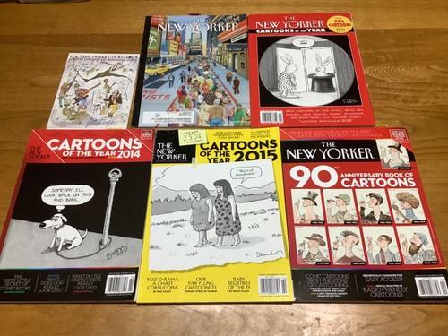 2010-2015 verschiedene signierte Cartoons - New Yorker - Jules Feiffer, Matthew Diffee