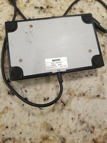 Sanyo FS-56 Dictation Machine Transcriber 6-Pin Foot Control Pedal c3 - Picture 3 of 3