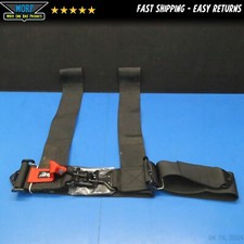 Dragonfire Racing 4-point Black Race Harness 3 Seat Belt Off Road Utv Rzr