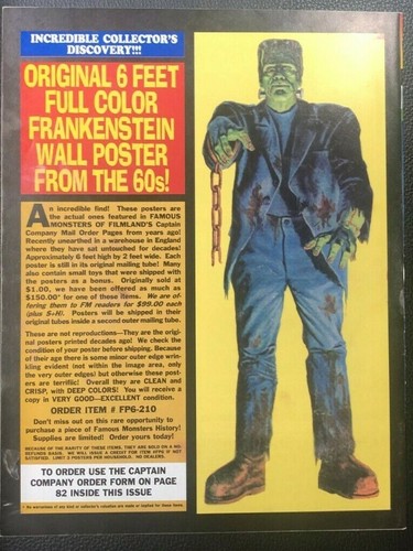FAMOUS MONSTERS #210 (1995) Dynacomm Magazine FINE- - Picture 2 of 2