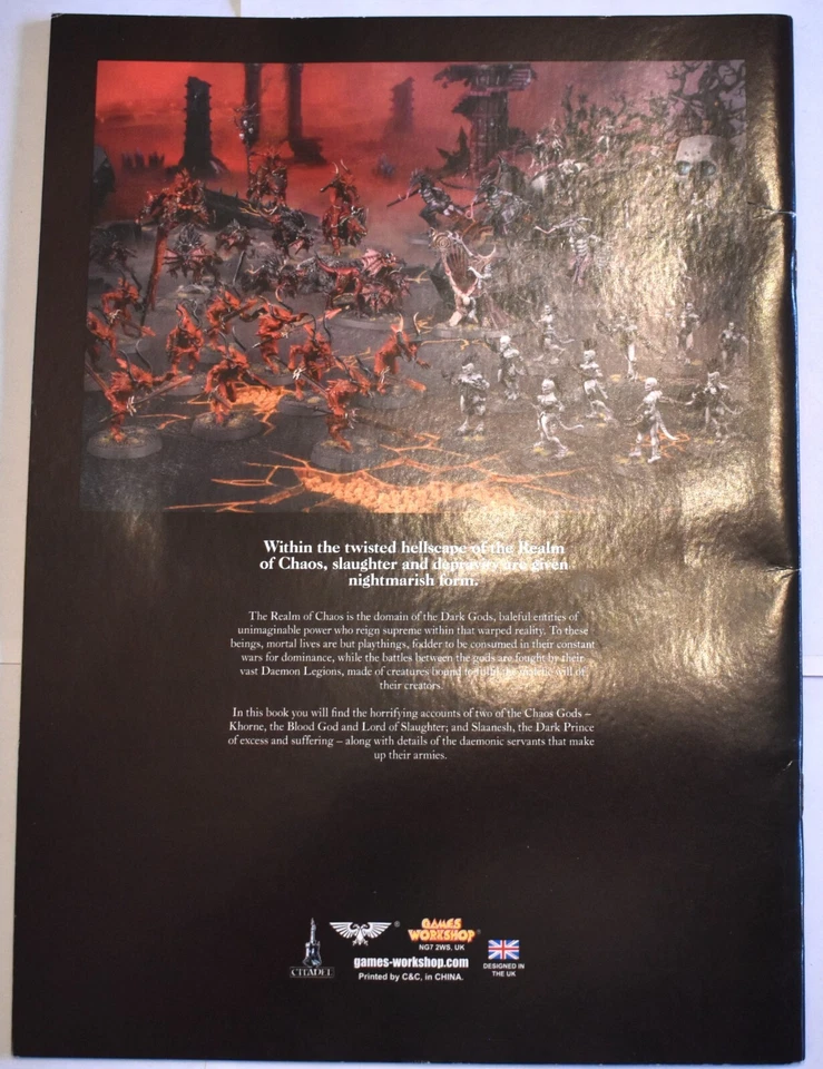 Warhammer 40k Realm of Chaos Used Paperback Wrath & Rapture Rulebook 2018 - Image 2 of 3